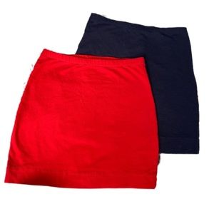 H&M basic pencil skirts - set of 2